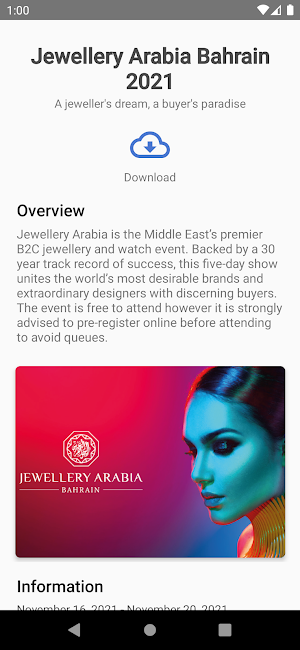 Jewellery Arabia 2021 Screenshot 0
