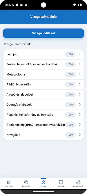 SPL Vitorlázó Elméleti Vizsga Screenshot 1