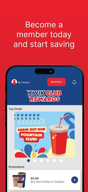 Kwik Club Rewards Screenshot 0