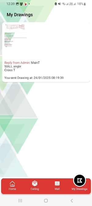 MyCeiling App Screenshot 2
