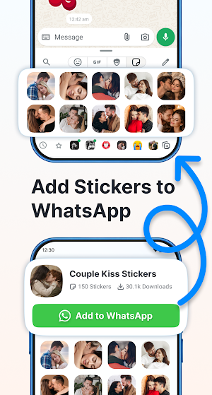 Romantic Stickers Love Romance Screenshot 1