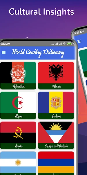World Country Dictionary Screenshot 1