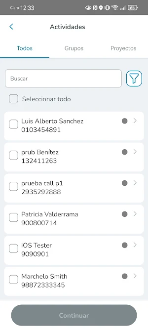 GeoVictoria Equipos Screenshot 1