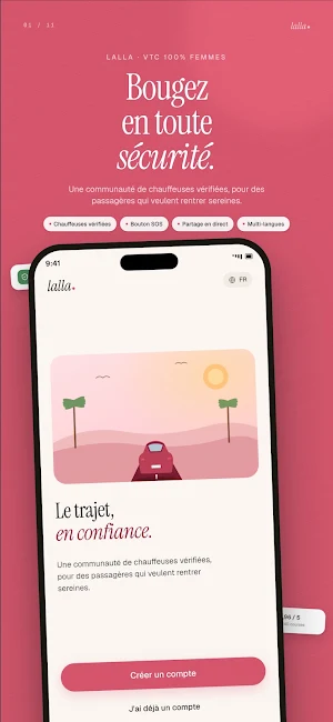 Lalla - Women's Private Hire Screenshot 0