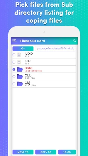 Transfer phone to SD Card – FilesToSd Card Screenshot 3