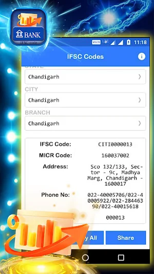 IFSC code for All Banks Screenshot 0