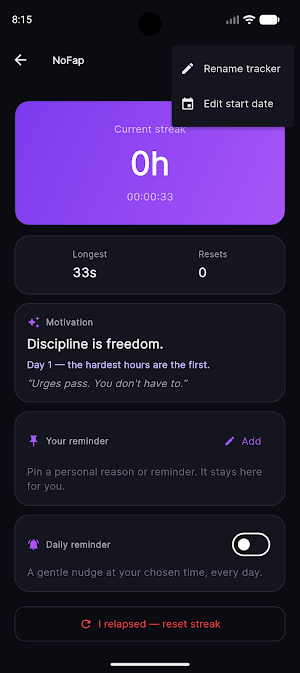 Streaks – Habit & Goal Tracker Screenshot 1