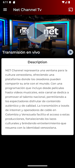 Net Channel Tv Screenshot 2