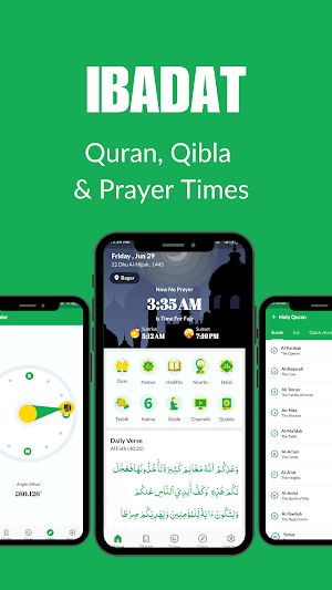 Muslim Prayer Times : Ibadat Screenshot 0
