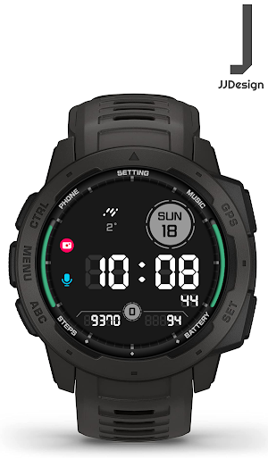 JJ-Digital020 Watch Face Screenshot 0