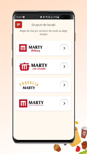 Marty Restaurants Screenshot 1