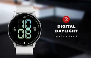 Digital Daylight Watch Face Screenshot 0