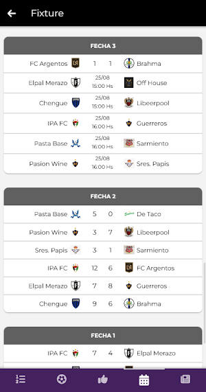 Liga El Pampa Screenshot 2