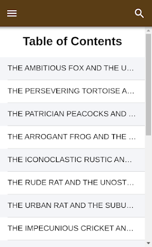 Fables for the Frivolous - Public Domain Screenshot 1