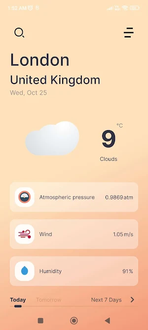 Weathernaut - Music by Weather Screenshot 0
