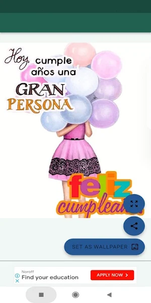 Feliz cumpleaños personalizado Screenshot 0
