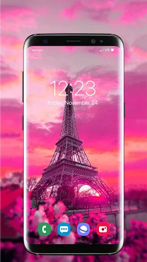 Pink Girly Live Wallpapers HD Screenshot 0