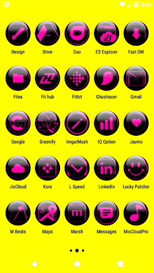 Pink Glass Orb Icon Pack Screenshot 2
