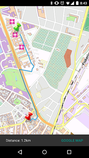 Santa-cruz Offline Navigation Screenshot 0