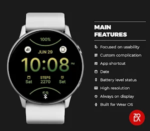 Sporty Army Green Watch Face Screenshot 1