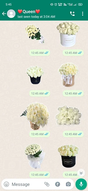 WASticker: Love Roses Stickers Screenshot 2