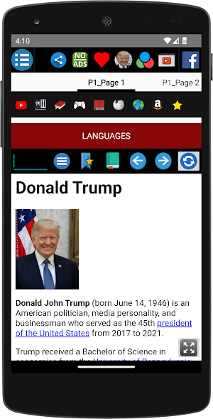 Donald Trump - Biography Screenshot 1