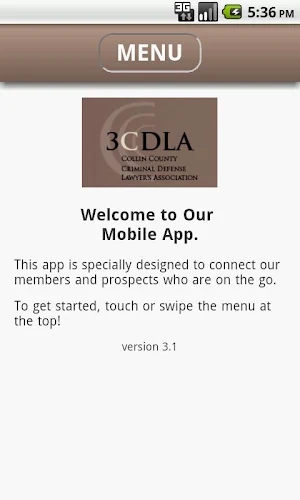 3CDLA Mobile App Screenshot 0