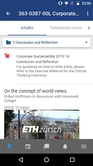 ETH Moodle Screenshot 2