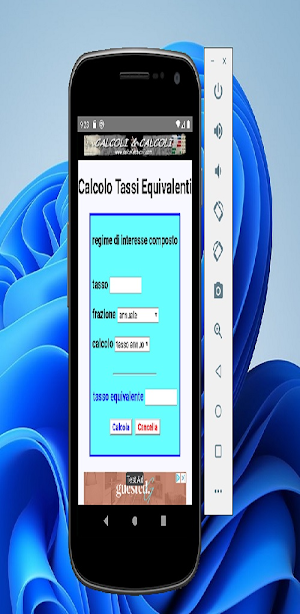 Tassi equivalenti Screenshot 0