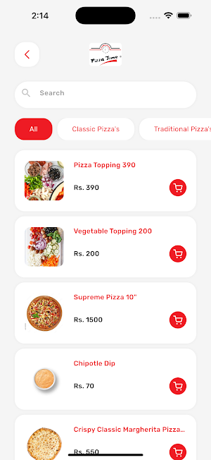 Pizza Time Pakistan Screenshot 2
