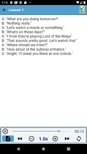 English Test - Listening Screenshot 3