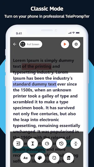 Teleprompter - Video Recording Screenshot 3