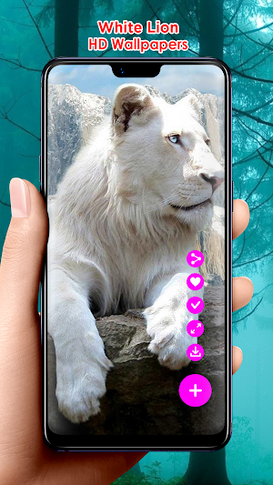 White Lion HD Wallpapers Screenshot 0
