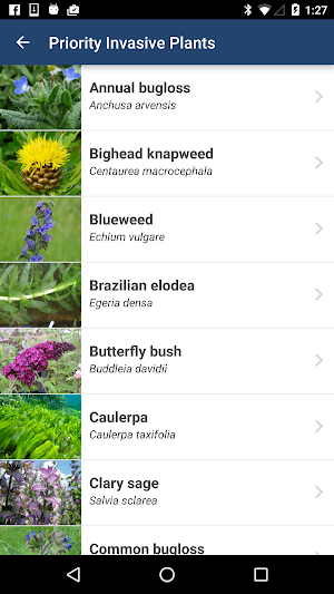 Washington Invasives Screenshot 0