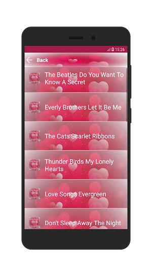 Love Songs Evergreen Hits Screenshot 2