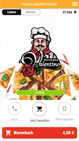 Pizzeria Valentino Viersen Screenshot 0