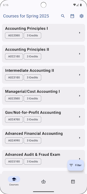 MTU Courses Mobile Screenshot 0