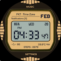 Gold Classic Watch Face
