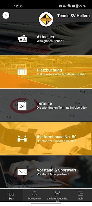 Tennis SV Hellern Screenshot 2