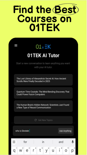 01TEK: Future of Education Screenshot 2