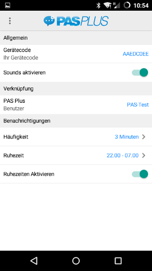 PAS Notify Screenshot 3