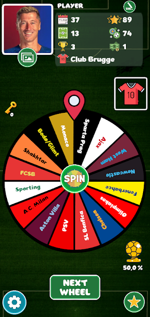 Footballer Career Spinner Screenshot 0