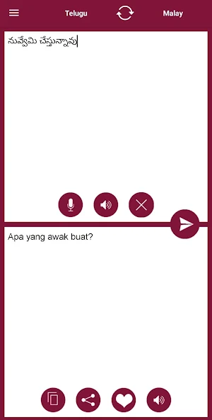 Telugu - Malay Translator Screenshot 0