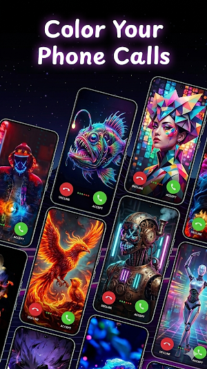Color Phone: Call Screen Theme Screenshot 1