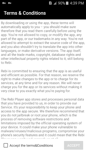 Rebi Player - Video-Audio Player Screenshot 1