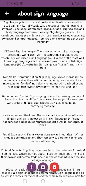 alphabet : sign language (asl) Screenshot 1