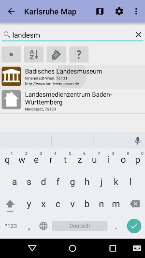 Karlsruhe City Map Lite Screenshot 2