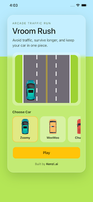 Vroom Rush: Lane Madness Screenshot 0
