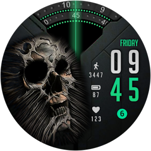 A 3D Skull Watch Face Screenshot 3