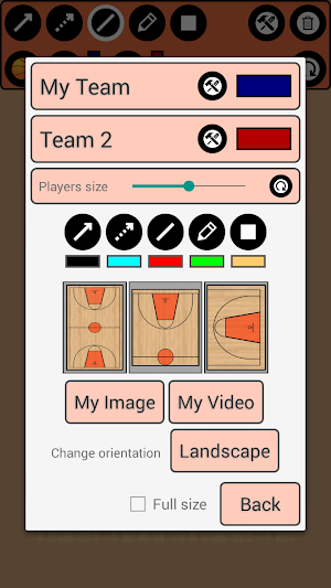 Basketball Tactic Board Screenshot 3